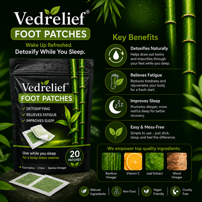 Vedrelief® Herbal Foot Patches